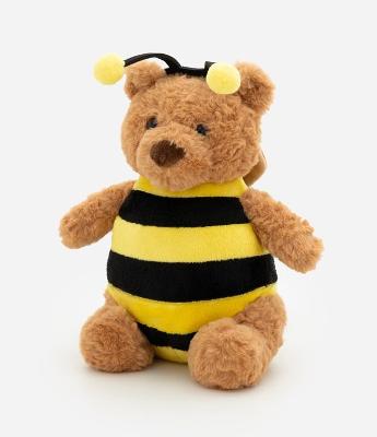 Bicho de Pelucia em Formato de Urso Fantasiado de Abelha