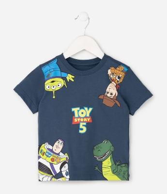 Camiseta Infantil em Algodão com Estampa Toy Story – Tam 2 a 6 Anos