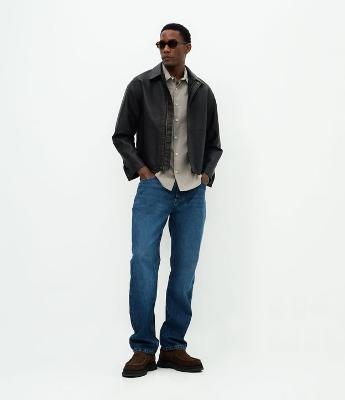 Calça Jeans Reta Escura