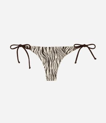 Biquini Calcinha Lacinho com Estampa Animal Print