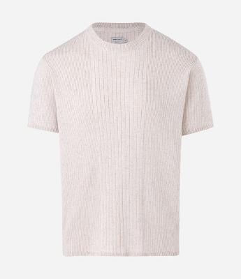 Camiseta Masculina Manga Curta Texturizada Canelada