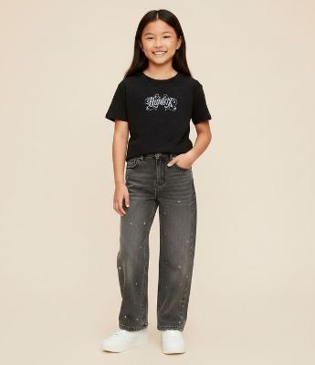 Camiseta Oversized Infantil com Estampa Guerreiras K-Pop – Tam 5 a 16 Anos