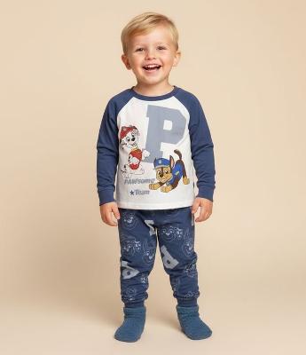 Pijama Infantil Patrulha Canina com Estampa Marshall & Chase – Tam 2 a 8 Anos