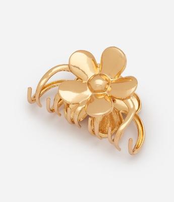 Piranha de Cabelo com Formato de Flor