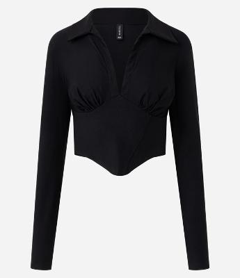 Blusa Corsetada em Bengaline