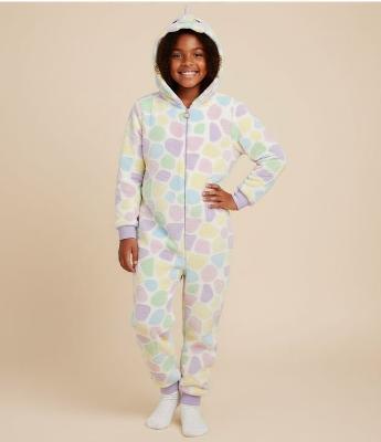 Pijama Infantil Jumper com Estampa Dinossauro – Tam 2 a 14 Anos