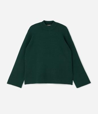 Casaco em Tricô Fino com Manga Flare Curve & Plus Size