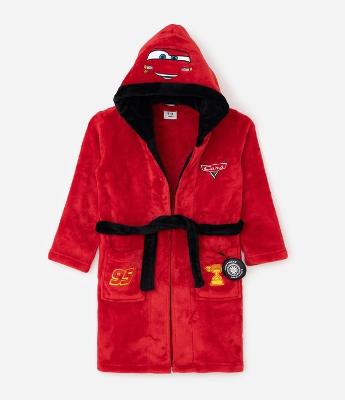 Roupão Infantil com Estampa Relâmpago Mcqueen – Tam 3 a 12 Anos
