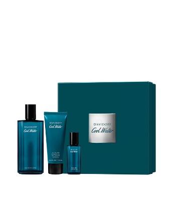 Kit Davidoff Coll Water Man EDT 125ml + Body Lotion 75ml + Travel Size 15ml