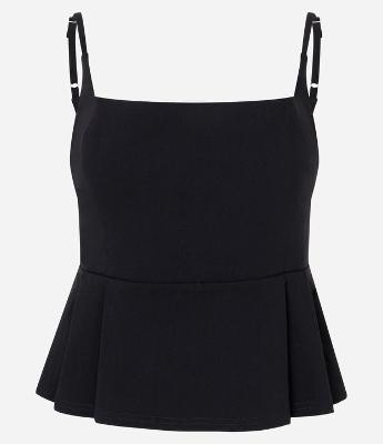 Blusa em Bengaline com Barra Evasê