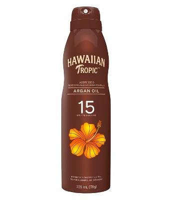 Protetor Solar Spray Hawaiian Tropic FPS 15 Aceite Seco 