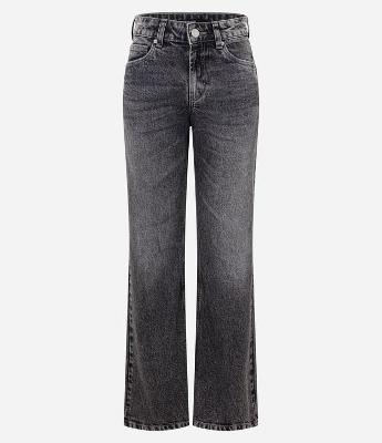 Calça Flare em Jeans com Cintura Média