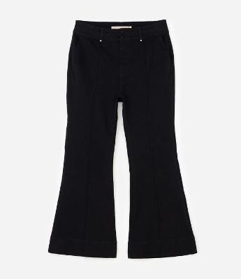 Calça Jeans Flare com Detalhe em Brilho Curve & Plus Size