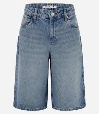 Bermuda Jorts Jeans com Cintura Baixa