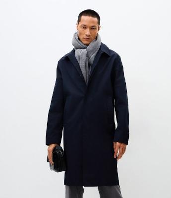 Trench Coat Masculino Tecnológico Repelente à Água