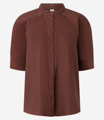 Camisa em Tricoline com Vista Escondida