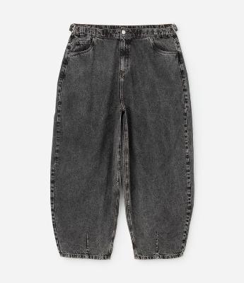 Calça Jeans Mom com Ajuste Lateral Curve & Plus Size