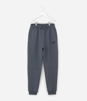 Calça Infantil com Bordado Lettering – Tam 5 a 14 Anos
