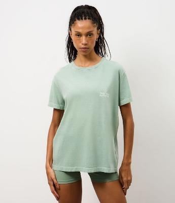Camiseta Oversized Esportiva em Algodão com Lettering