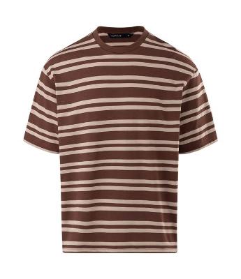 Camiseta Listrada Fio Tinto Algodão