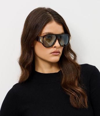 Óculos de Sol Aviador Feminino Tartarugado
