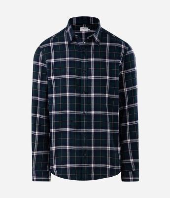 Camisa Flanela Xadrez Listras Duplas