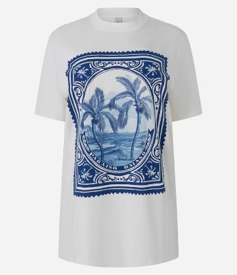 Blusa Alongada Estampa Selo Paraíso Baiano