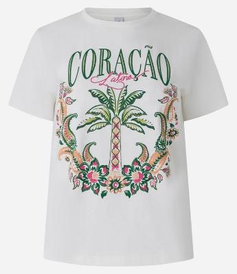 Camiseta Coração Latino Estampa Frontal