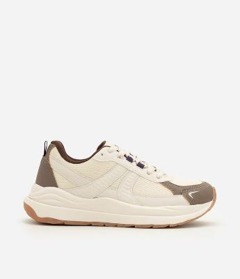 Tênis Jogging Casual com Recortes Estruturados