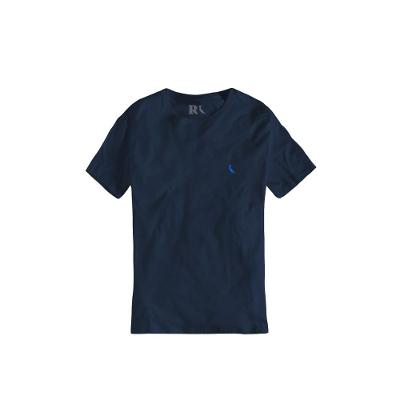 Camiseta Bordado Basic Color Royal Reserva
