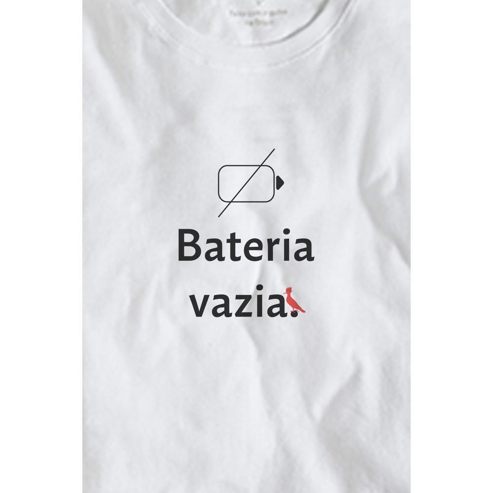Camiseta Fem Est Bateria Vazia Reserva - 2