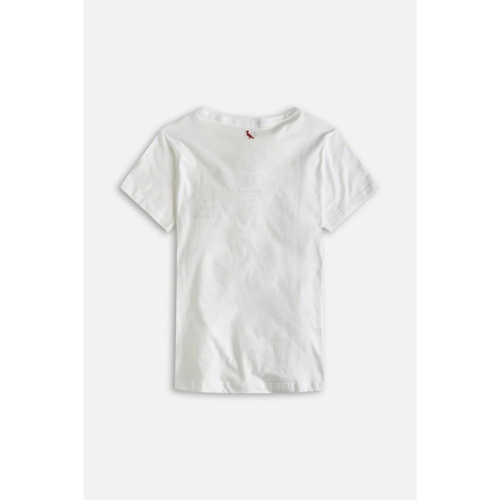 Camiseta Fem Bordado Eu Sou Metade Amor Reserva - 3