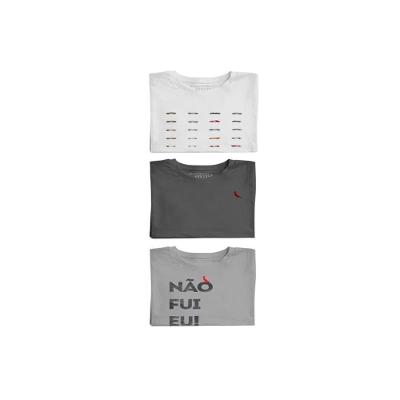 Kit 3 Camisetas Brasa Carros E Nao Fui Eu Reserva Mini