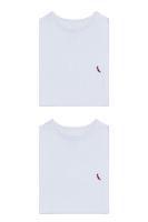 Kit 2 Camisetas Brasa Branca Pica Pau Bordado Reserva - 1