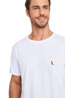 Kit 2 Camisetas Brasa Branca Pica Pau Bordado Reserva - 2