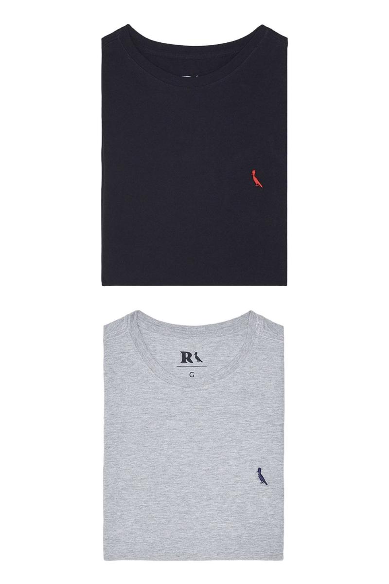 Kit 2 Camisetas Básicas Gota E Brasa Pica Pau Reserva - 6