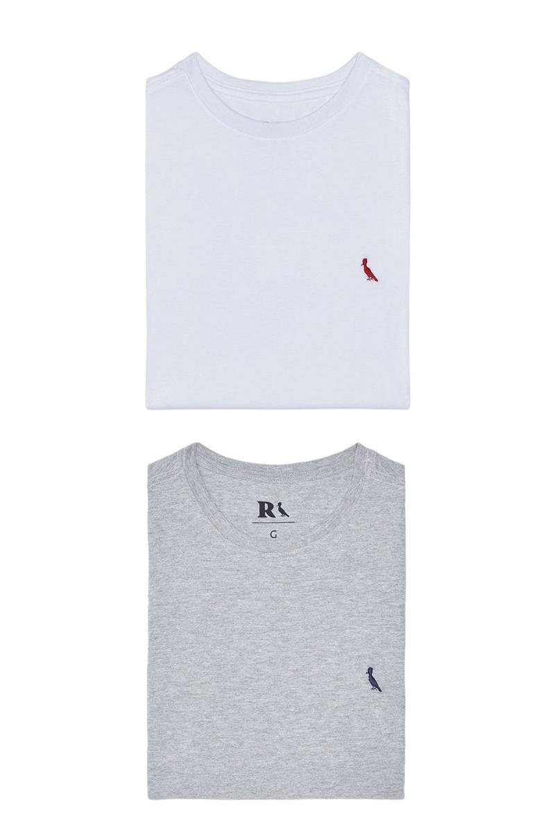 Kit 2 Camisetas Básicas Brasa E Gota Pica Pau Reserva - 6