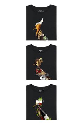 Kit 3 Camisetas Pica Pau Cerveja Vinho Café Reserva