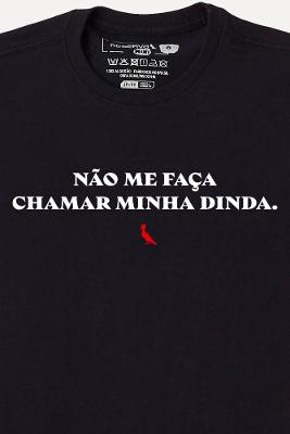 Camiseta Estampa Chamar Dinda Reserva Mini