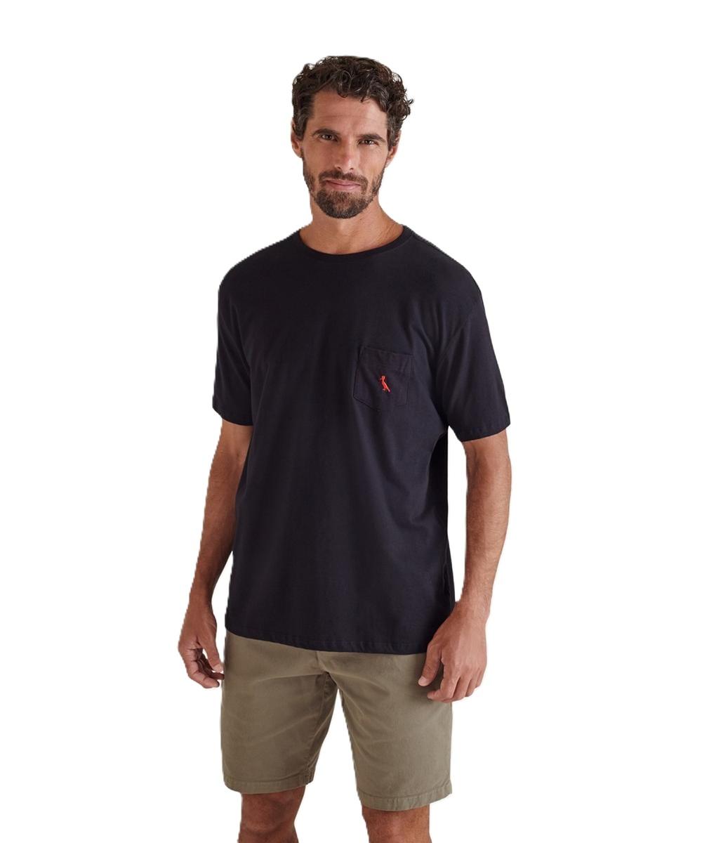 Camiseta Pt Bolso Pica-pau Bordado Reserva - 2