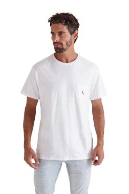 Camiseta Br Bolso Br Pica-Pau Bordado Reserva