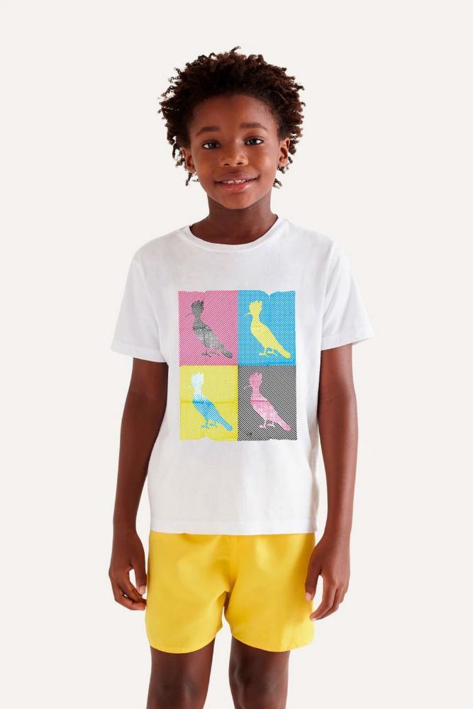 Camiseta Est Pica Pau Halftone Reserva Mini - 2