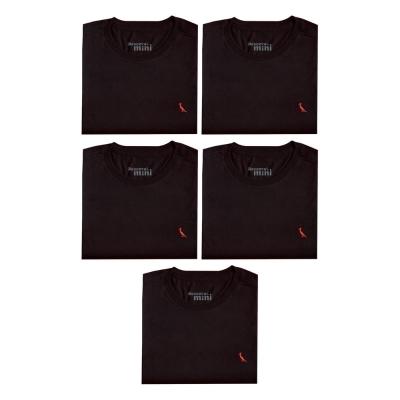 Kit 5 Camisetas Brasa Pica Pau Bordado Reserva Mini