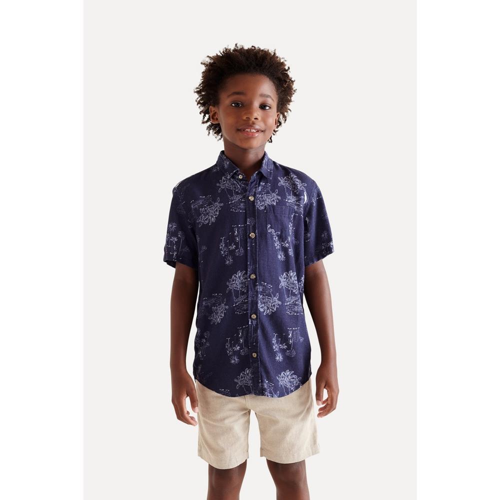 Camisa Sm Full Print Hawaian Dream Reserva Mini - 2