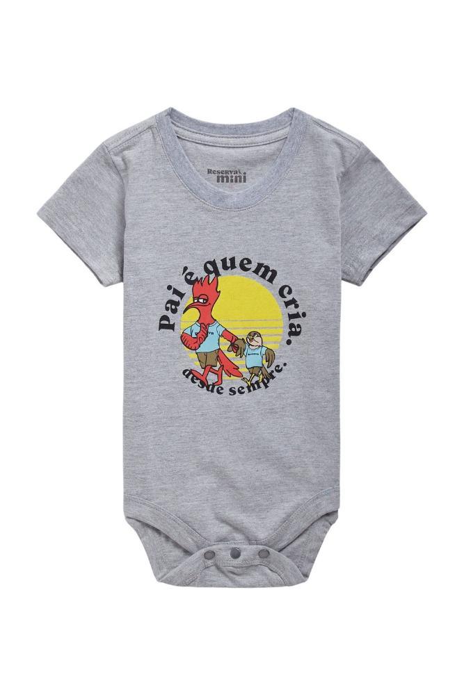 Body Bb Estampado Pai E Quem Cria Reserva Mini - 1