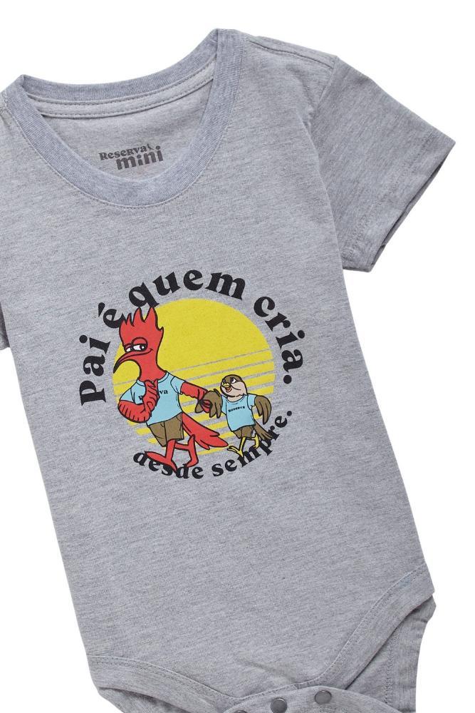 Body Bb Estampado Pai E Quem Cria Reserva Mini - 2