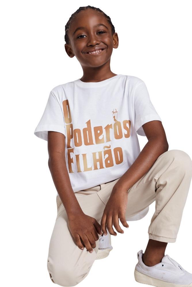 Camiseta Estampada Poderoso Filhão Reserva Mini - 3
