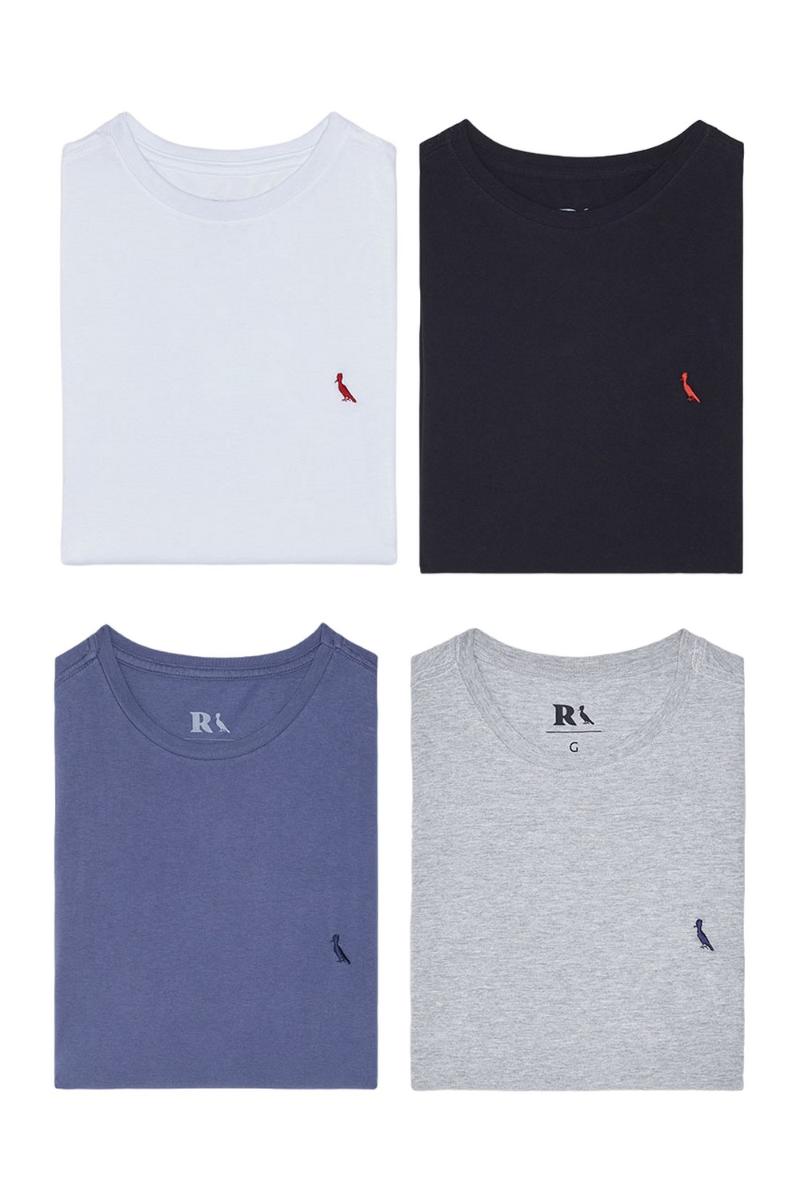 Kit 4 Camisetas Pica Pau Gota E Brasa Reserva - 6