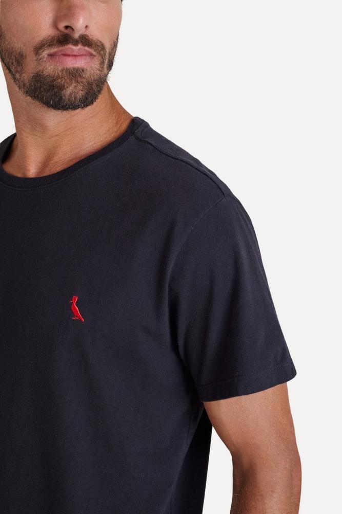 Kit 3 Camiseta Básicas Brasa E Gota Pica Pau Bordado Reserva - 3