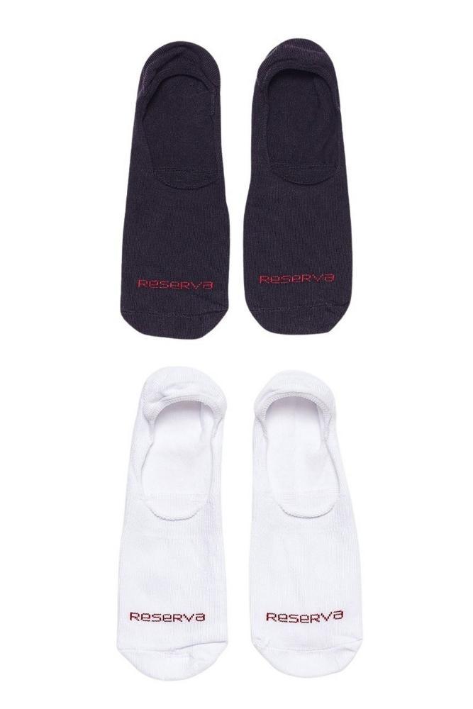 Kit 2 Meia Contínua Invisível Reserva - 1